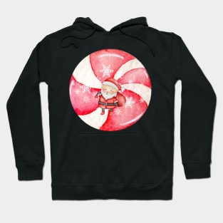 Peppermint Santa Hoodie